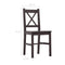 Maison Madeleine -  11 Piece Dining Set Pinewood Dark Brown